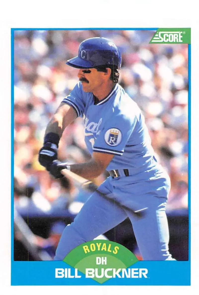1989 Score #214 Bill Buckner NM-MT Kansas City Royals Baseball Card - Baseball Card Single