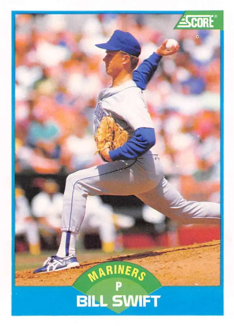 1989 Score #219 Bill Swift NM-MT Seattle Mariners Baseball Card - Baseball Card Single
