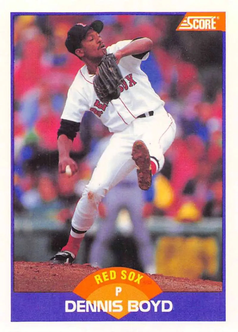 1989 Score #238 Oil Can Boyd NM-MT Boston Red Sox Baseball Card - Baseball Card Single