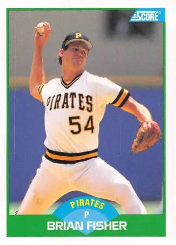 1989 Score #24 Brian Fisher NM-MT Pirates ID:80255 - Baseball Card Single