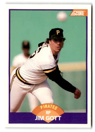 1989 Score #257 Jim Gott EX/NM Pirates ID:66798 - Baseball Card Single
