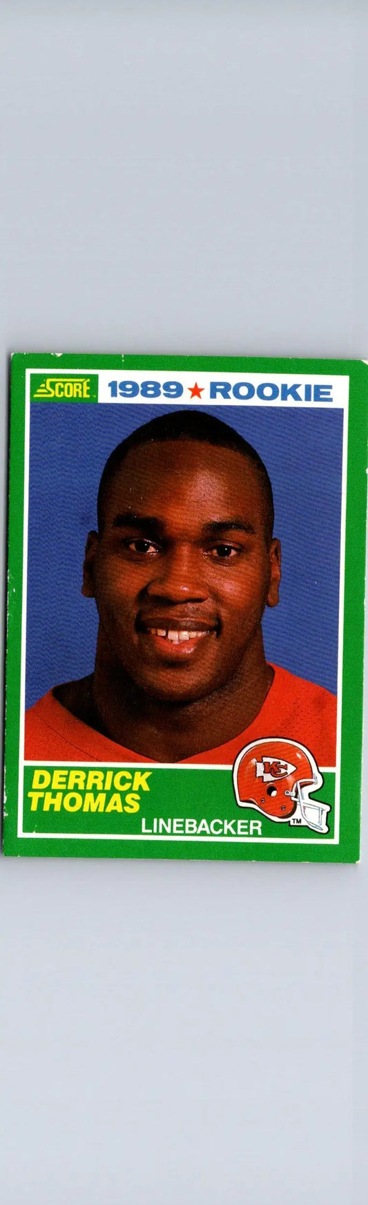 1989 Score #258 Derrick Thomas - Football Card Single