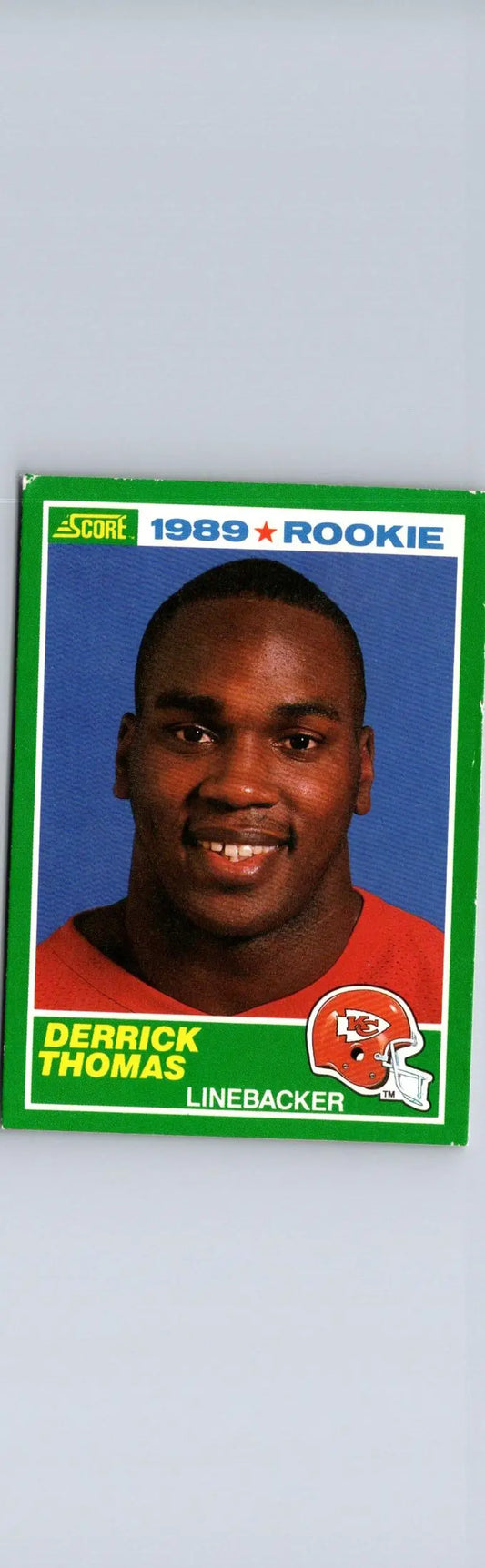 1989 Score #258 Derrick Thomas - Football Card Single