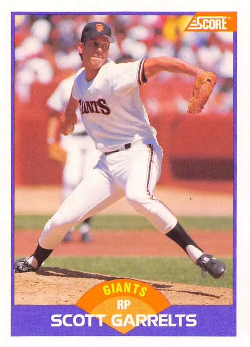 1989 Score #258 Scott Garrelts NM-MT San Francisco Giants Baseball Card - Baseball Card Single