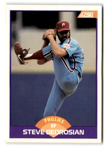 1989 Score #260 Steve Bedrosian EX/NM Phillies ID:66804 - Baseball Card Single