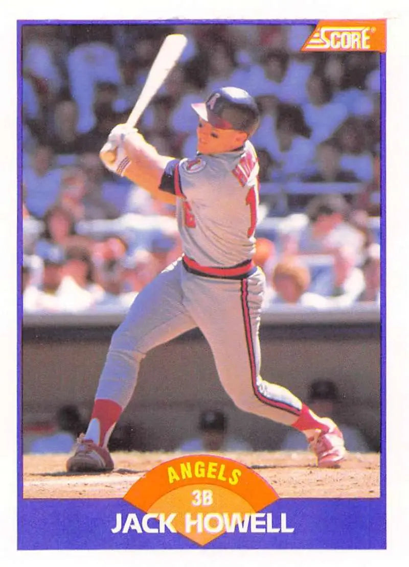 1989 Score #261 Jack Howell NM-MT California Angels Baseball Card - Baseball Card Single