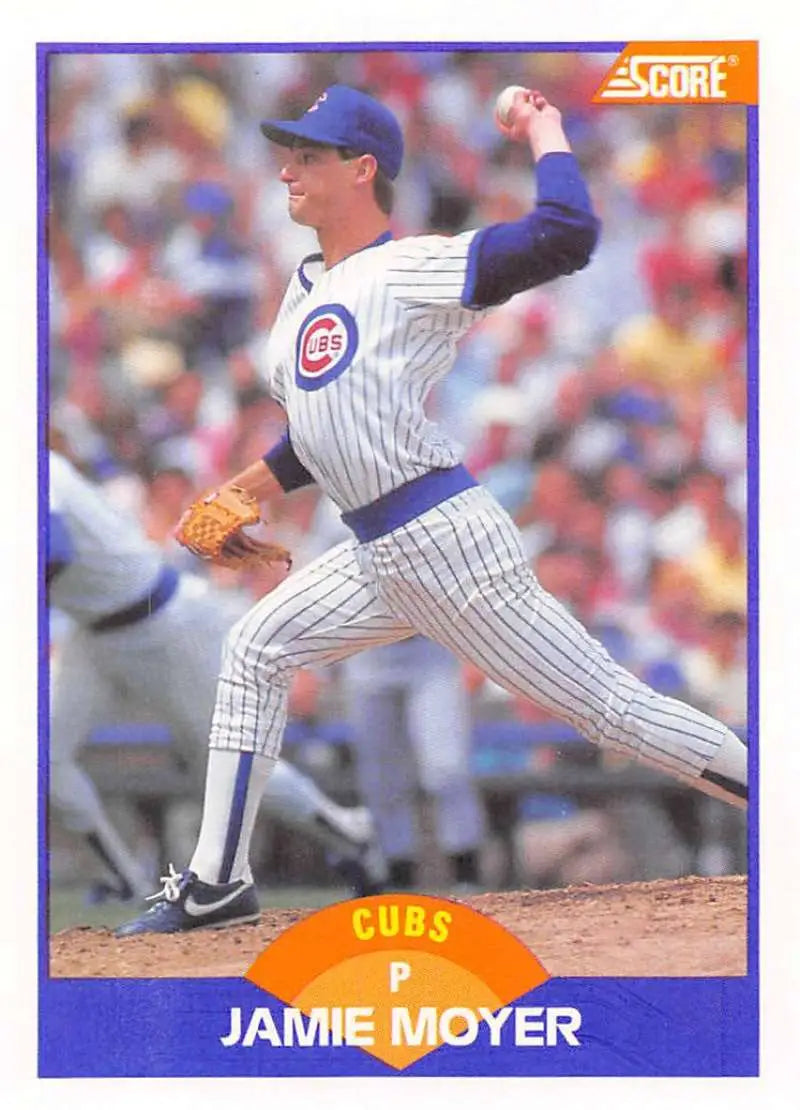 1989 Score #263 Jamie Moyer NM-MT Chicago Cubs Baseball Card - Baseball Card Single