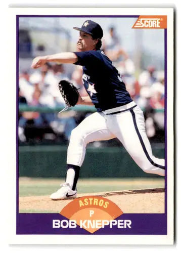 1989 Score #273 Bob Knepper EX/NM Astros ID:66766 - Baseball Card Single