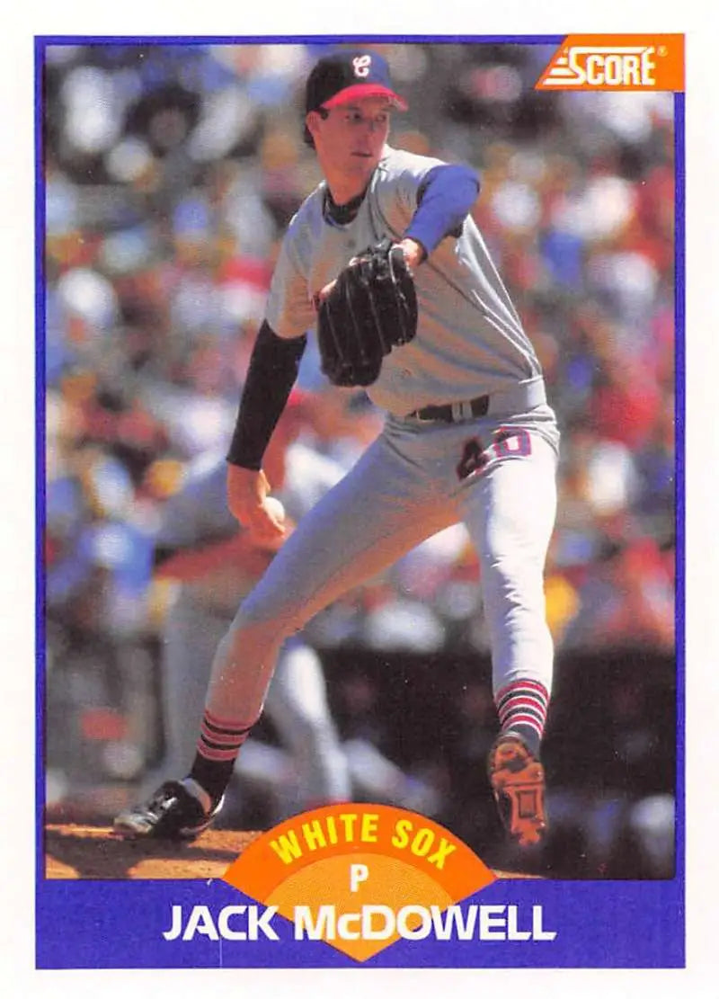 1989 Score #289 Jack McDowell NM-MT Chicago White Sox Baseball Card - Baseball Card Single