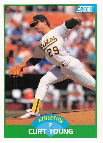 1989 Score #29 Curt Young NM-MT Athletics ID:80201 - Baseball Card Single