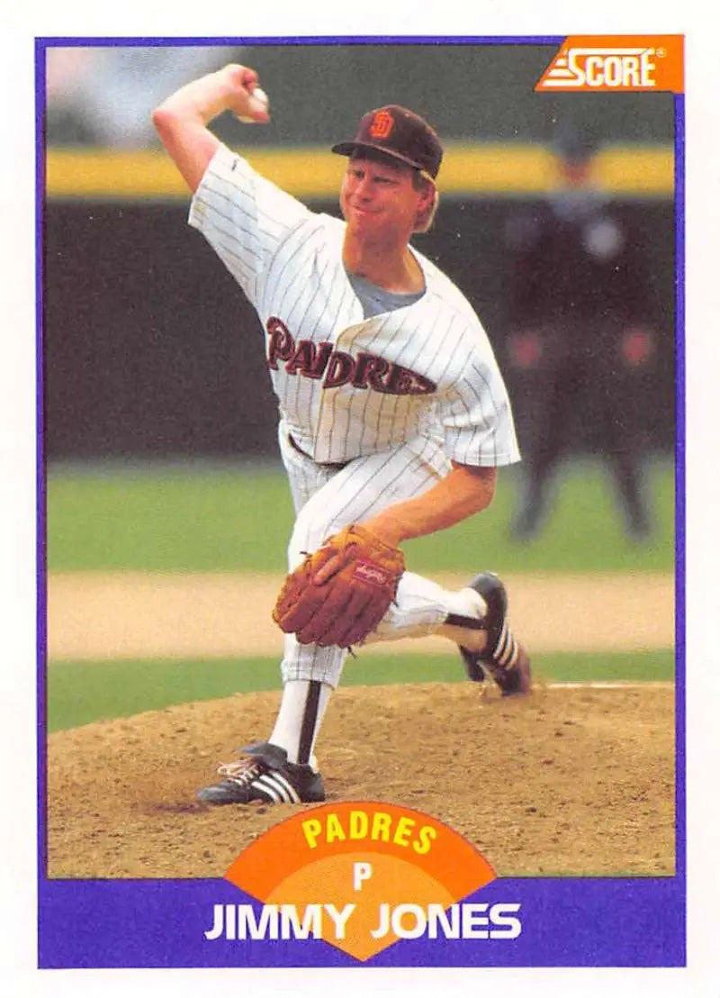 1989 Score #294 Jimmy Jones NM-MT San Diego Padres Baseball Card - Baseball Card Single