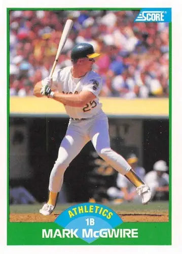 1989 Score #3 Mark McGwire NM-MT Athletics ID:80203 - Baseball Card Single