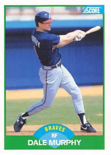 1989 Score #30 Dale Murphy NM-MT Braves ID:80257 - Baseball Card Single