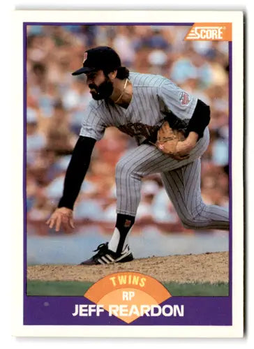 1989 Score #305 Jeff Reardon EX/NM Twins ID:66773
