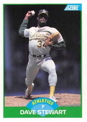 1989 Score #32 Dave Stewart NM-MT Athletics ID:80214 - Baseball Card Single