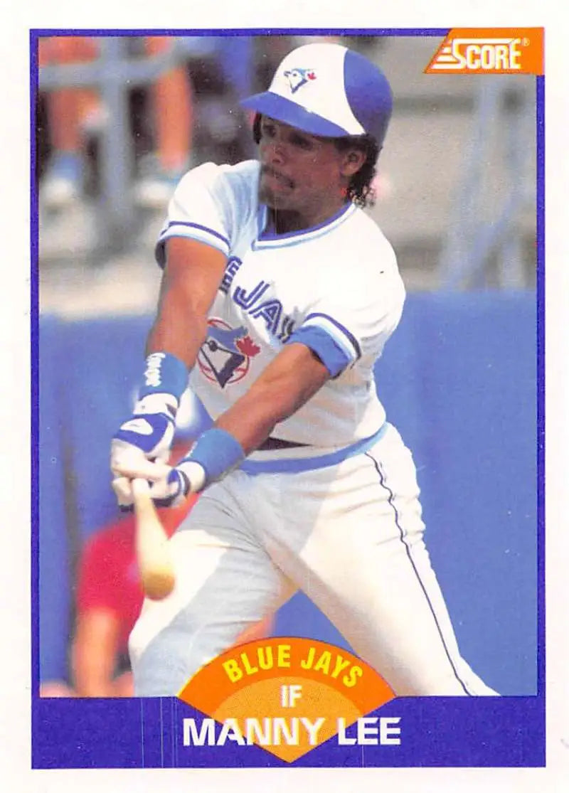 1989 Score #326 Manuel Lee NM-MT Toronto Blue Jays Baseball Card - Baseball Card Single