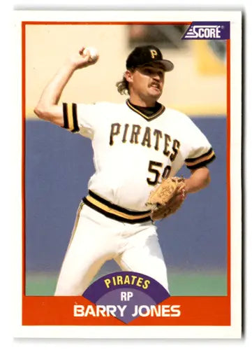 1989 Score #333 Barry Jones EX/NM Pirates ID:66818 - Baseball Card Single