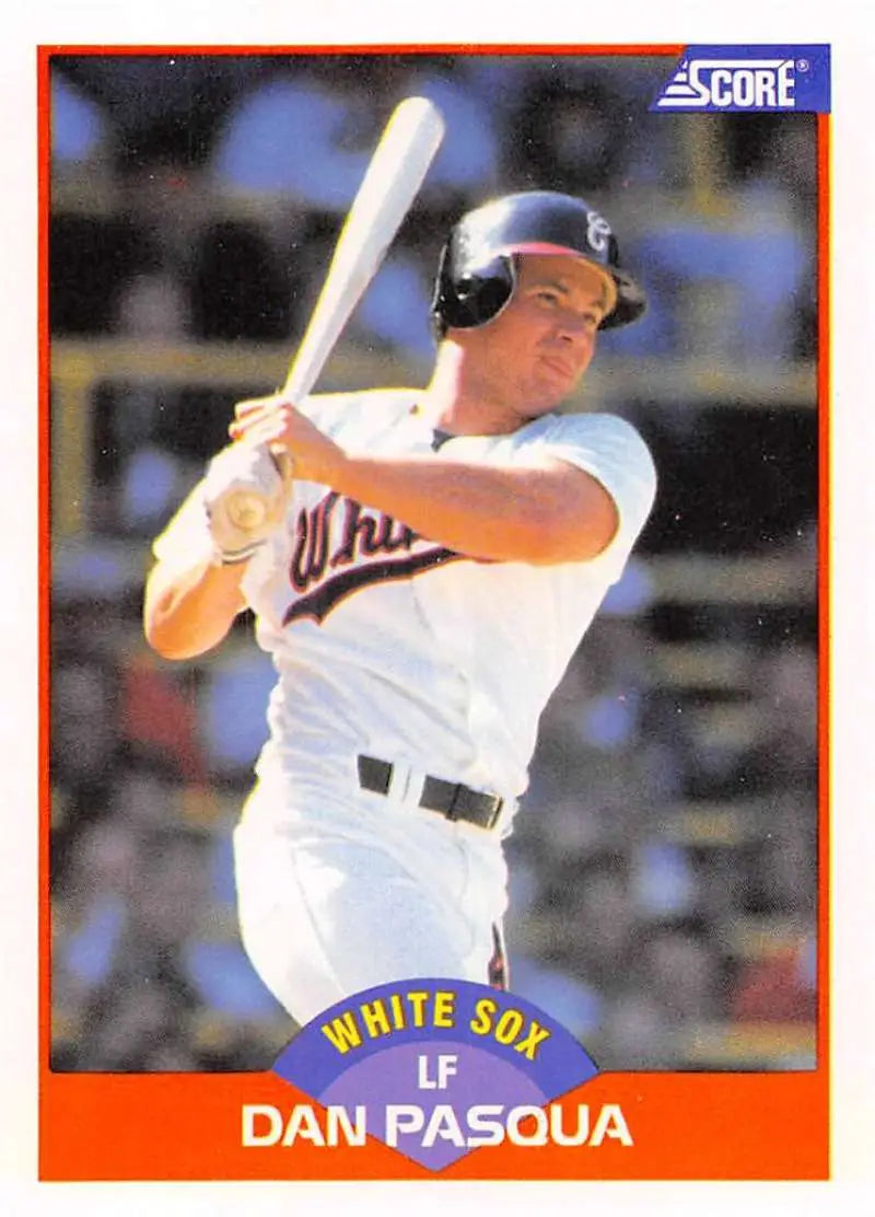 1989 Score #338 Dan Pasqua NM-MT Chicago White Sox Baseball Card - Baseball Card Single