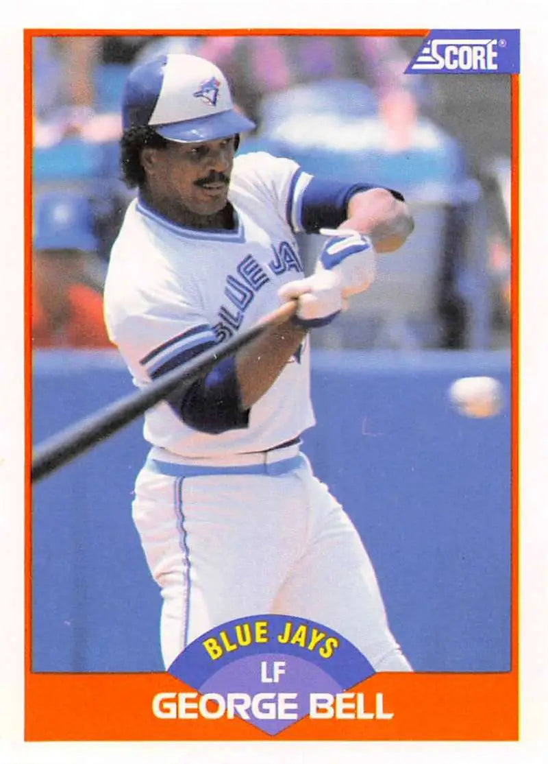 1989 Score #347 George Bell NM-MT Toronto Blue Jays Baseball Card - Baseball Card Single