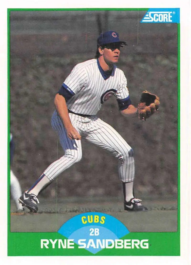 1989 Score #35 Ryne Sandberg NM-MT Chicago Cubs Baseball Card - Baseball Card Single