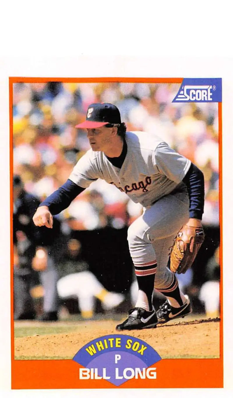 1989 Score #351 Bill Long NM-MT Chicago White Sox Baseball Card - Baseball Card Single