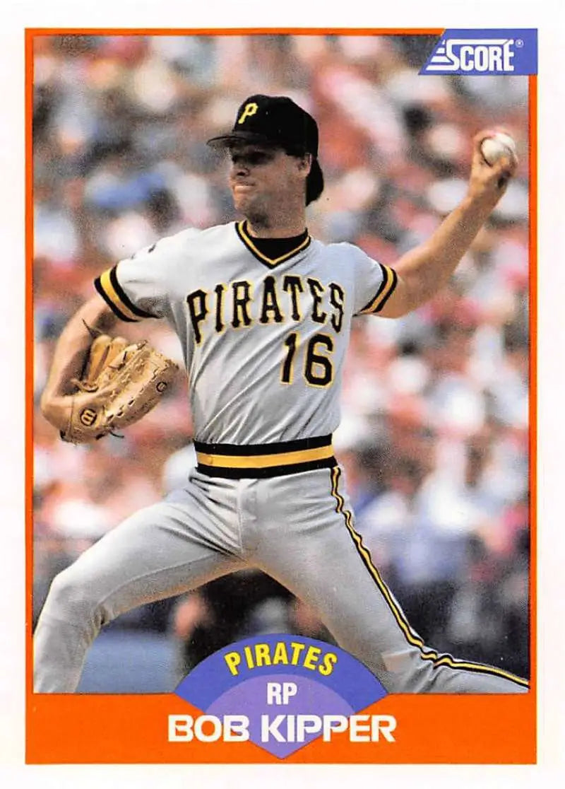 1989 Score #354 Bob Kipper NM-MT Pittsburgh Pirates Baseball Card - Baseball Card Single