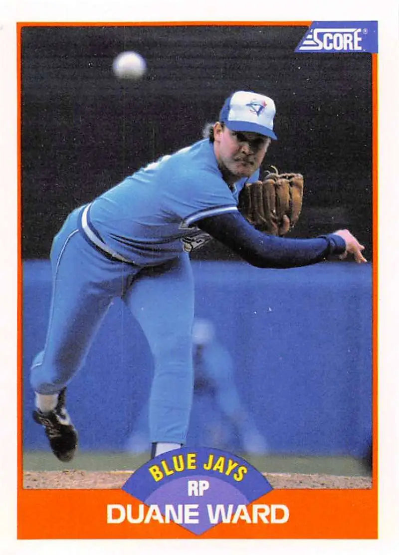 1989 Score #359 Duane Ward NM-MT Toronto Blue Jays Baseball Card - Baseball Card Single