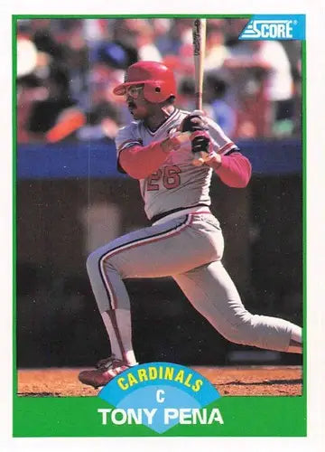 1989 Score #36 Tony Pena NM-MT Cardinals ID:80260 - Baseball Card Single