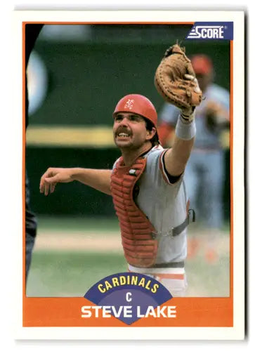 1989 Score #363 Steve Lake EX/NM Cardinals ID:66806 - Baseball Card Single
