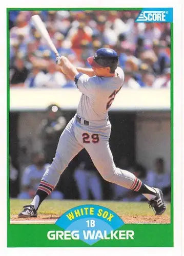 1989 Score #37 Greg Walker NM-MT White Sox ID:80215 - Baseball Card Single