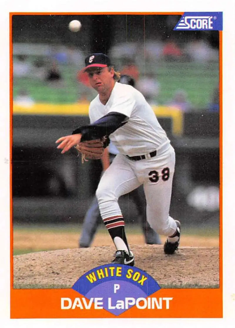 1989 Score #384 Dave LaPoint NM-MT Chicago White Sox Baseball Card - Baseball Card Single