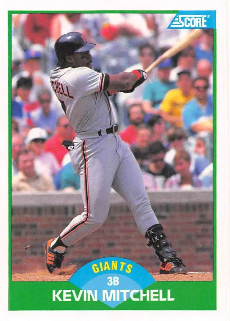 1989 Score #39 Kevin Mitchell NM-MT San Francisco Giants Baseball Card - Baseball Card Single