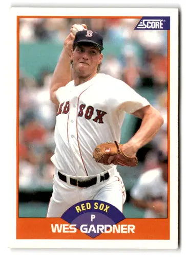 1989 Score #412 Wes Gardner EX/NM Red Sox ID:66775 - Baseball Card Single