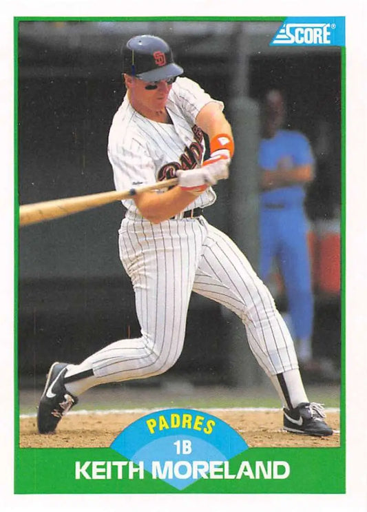 1989 Score #42 Keith Moreland NM-MT San Diego Padres Baseball Card - Baseball Card Single