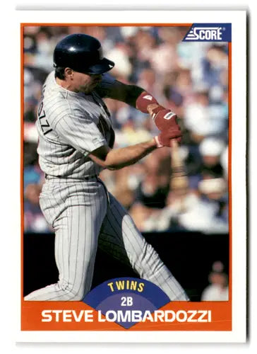 1989 Score #421 Steve Lombardozzi EX/NM Twins ID:66763