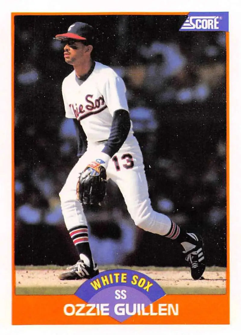 1989 Score #433 Ozzie Guillen NM-MT Chicago White Sox Baseball Card - Baseball Card Single