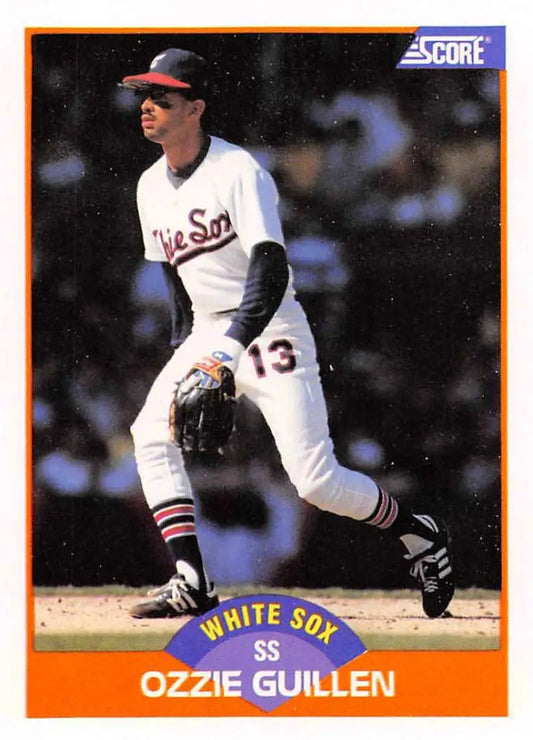 1989 Score #433 Ozzie Guillen NM-MT Chicago White Sox Baseball Card - Baseball Card Single