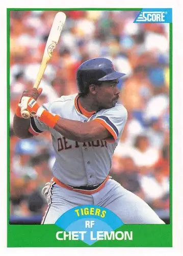 1989 Score #44 Chet Lemon NM-MT Tigers ID:80263 - Baseball Card Single