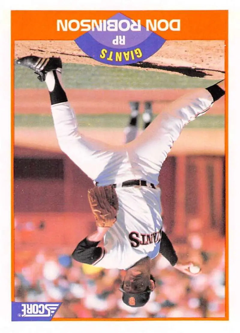 1989 Score #440 Don Robinson NM-MT San Francisco Giants Baseball Card - Baseball Card Single