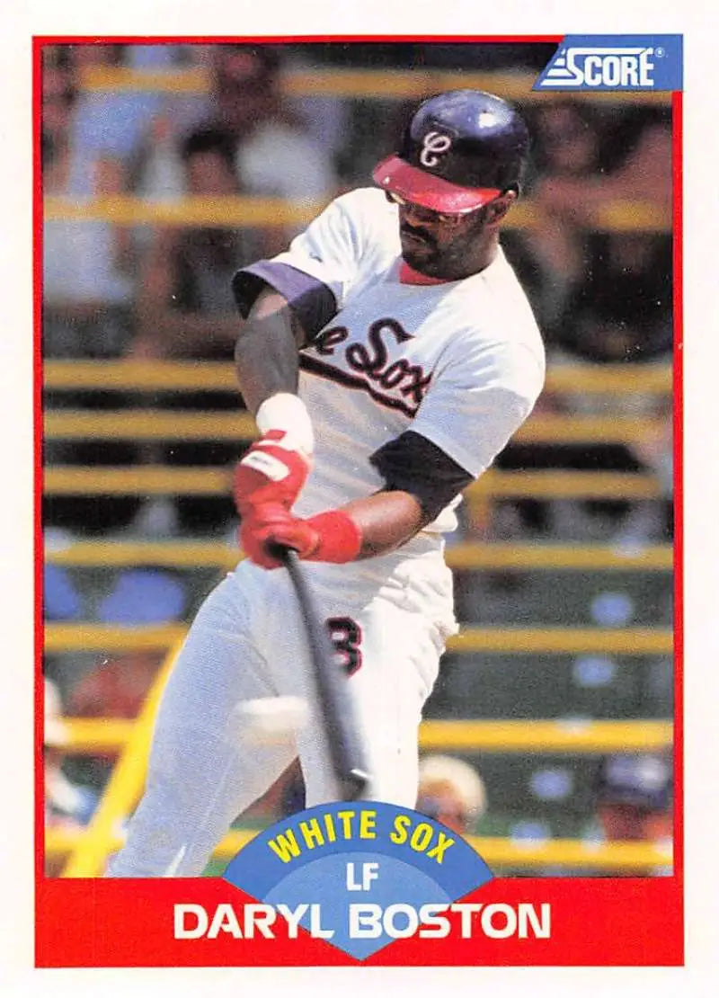 1989 Score #443 Daryl Boston NM-MT Chicago White Sox Baseball Card - Baseball Card Single