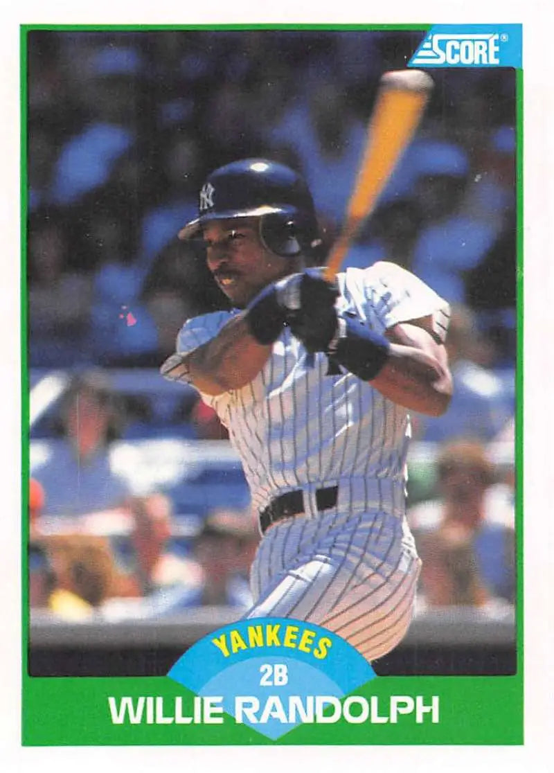 1989 Score #45 Willie Randolph NM-MT Yankees ID:80218 - Baseball Card Single