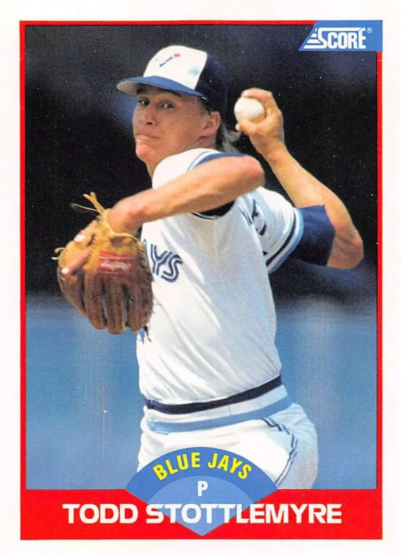 1989 Score #453 Todd Stottlemyre NM-MT Toronto Blue Jays Baseball Card - Baseball Card Single