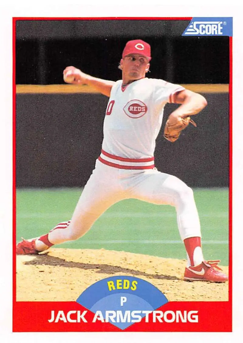 1989 Score #462 Jack Armstrong NM-MT RC Rookie Cincinnati Reds Baseball Card - Baseball Card Single