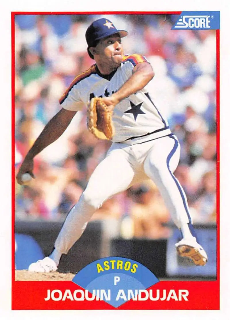 1989 Score #472 Joaquin Andujar NM-MT Houston Astros Baseball Card - Baseball Card Single