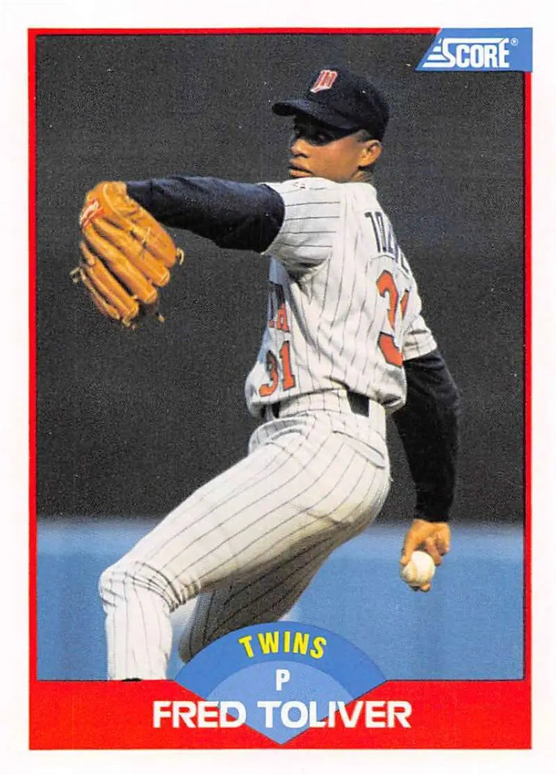 1989 Score #479 Freddie Toliver NM-MT Minnesota Twins Baseball Card - Baseball Card Single