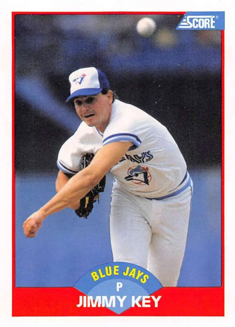 1989 Score #480 Jimmy Key NM-MT Toronto Blue Jays Baseball Card - Baseball Card Single