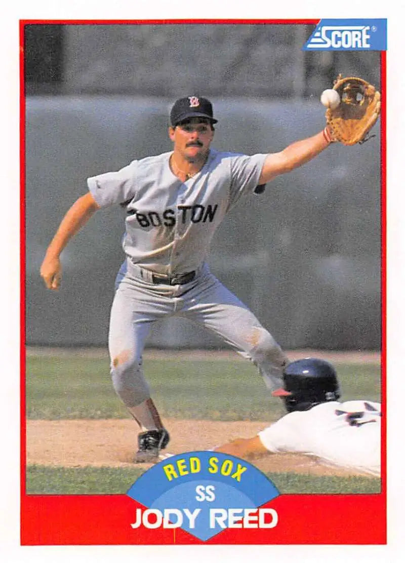 1989 Score #486 Jody Reed NM-MT Boston Red Sox Baseball Card