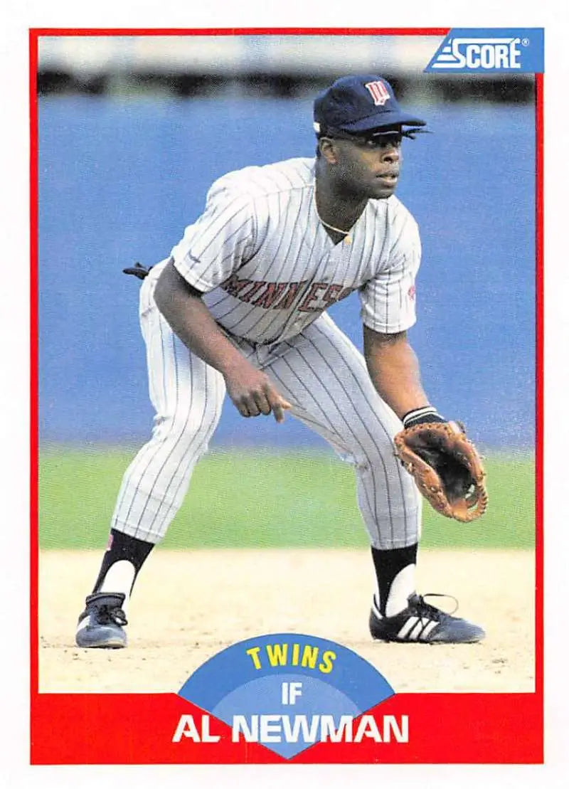 1989 Score #493 Al Newman NM-MT Minnesota Twins Baseball Card - Baseball Card Single