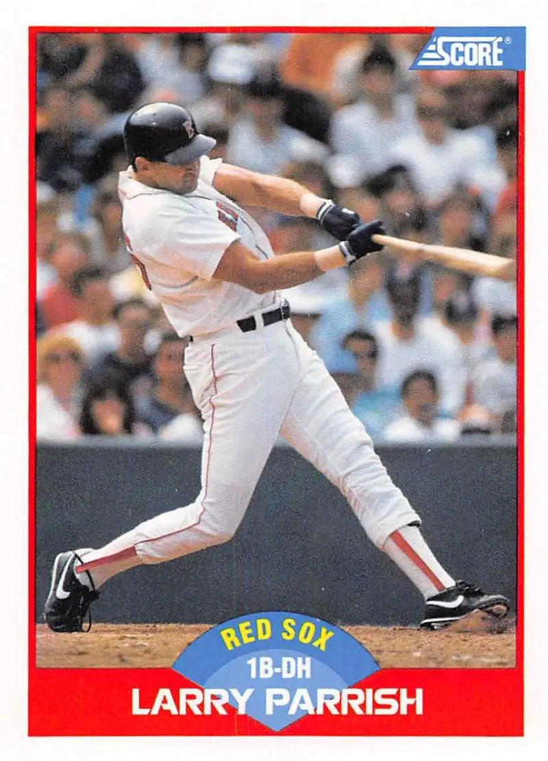 1989 Score #495 Larry Parrish NM-MT Boston Red Sox Baseball Card - Baseball Card Single