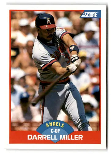 1989 Score #499 Darrell Miller EX/NM Angels ID:66819